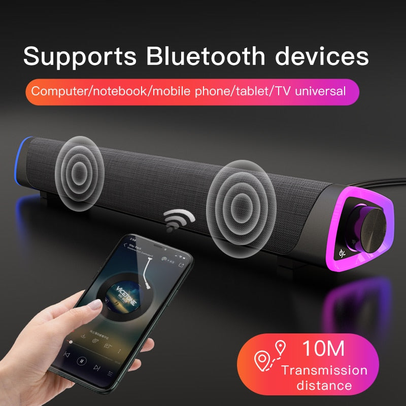 3D Surround Bluetooth Soundbar 5.0